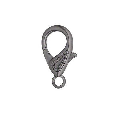 Big 1 inch 25mm Lobster Claw Clasps with Etched Design Plated Pewter B –  bedazzlinbeads