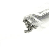 Surgical 304 Stainless Steel Smooth Dark Silver Round Spacer Ball Loose Jewelry & Craft Beads~Sold Individually