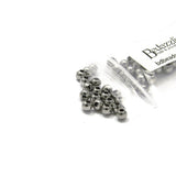 Surgical 304 Stainless Steel Smooth Dark Silver Round Spacer Ball Loose Jewelry & Craft Beads~Sold Individually