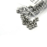 Surgical 304 Stainless Steel Smooth Dark Silver Round Spacer Ball Loose Jewelry & Craft Beads~Sold Individually