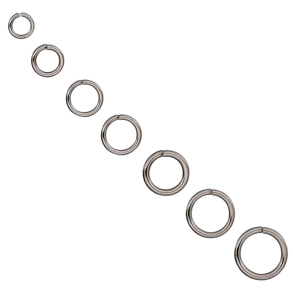 Round Hypo-allergenic Surgical 304 Grade Stainless Steel Silver 20 Gauge (0.81mm) Jumpring Jewelry Jump Ring Findings~Sold Individually