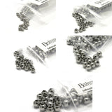 Surgical 304 Stainless Steel Smooth Dark Silver Round Spacer Ball Loose Jewelry & Craft Beads~Sold Individually