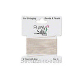 Purely Silk #4 (0.3mm) Thread with Attached Needle~Sold per 2 Yard Card