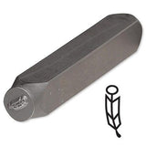 Steel Design Stamp Punch Tool to Embellish Metal, Plastic, Jewelry Blanks, Clay+