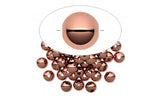 Smooth Shiny Pure Solid Copper Round Spacer Ball Beads in 3mm, 4mm, 5mm & 8mm~Sold Individually