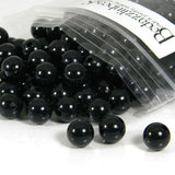 Plastic Acrylic 8mm Smooth Round Solid Opaque Colored Ball Beads With Hole For Jewelry~Sold Individually