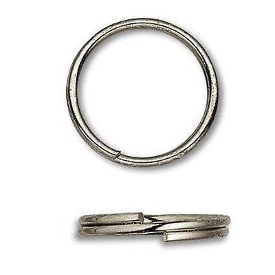 Steel Round Split Rings Small - Big Double Ring Keyring Findings~Sold –  bedazzlinbeads