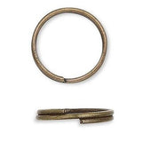 Steel Round Split Rings Small - Big Double Ring Keyring Findings~Sold Individually