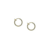 1/2 inch Little Clip on Hoop Earrings W/ Spring Closure for Pierced Look~Sold Individually