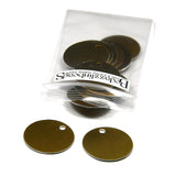 Blank 1 inch (25mm) Flat Round Blank Anodized Aluminum Coin Charms for Stamping or Engraving~Sold Individually
