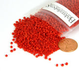 Opaque Colored Economical 11/0 Rocaille 1.8mm Small Round Glass #11 Spacer Seed Beads for Weaving Crafts & Jewelry Making~Sold In 5 Gram Increments
